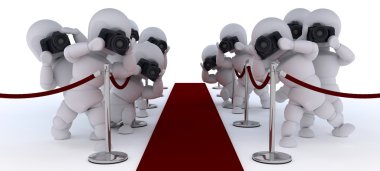 kırmızı halı Paparazzi
