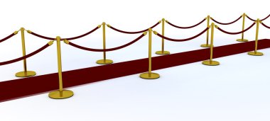 kırmızı halı ve kadife ip