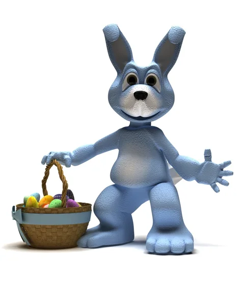 Easter Bunny with Easter Egg — Stock Photo, Image