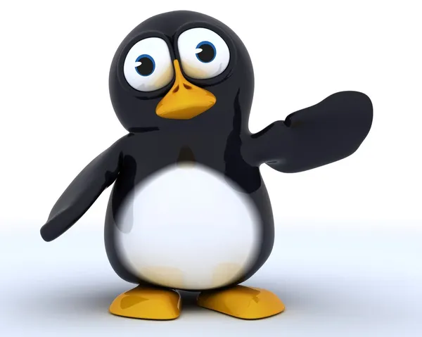 Fényes pingvin — Stock Fotó