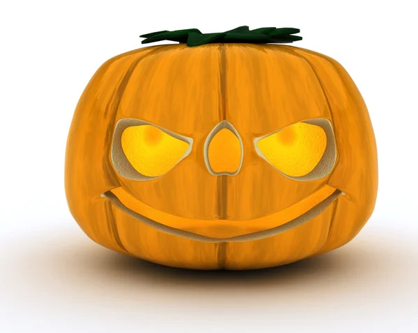 Carved pumpkin Jacko Lantern — Stock Photo, Image