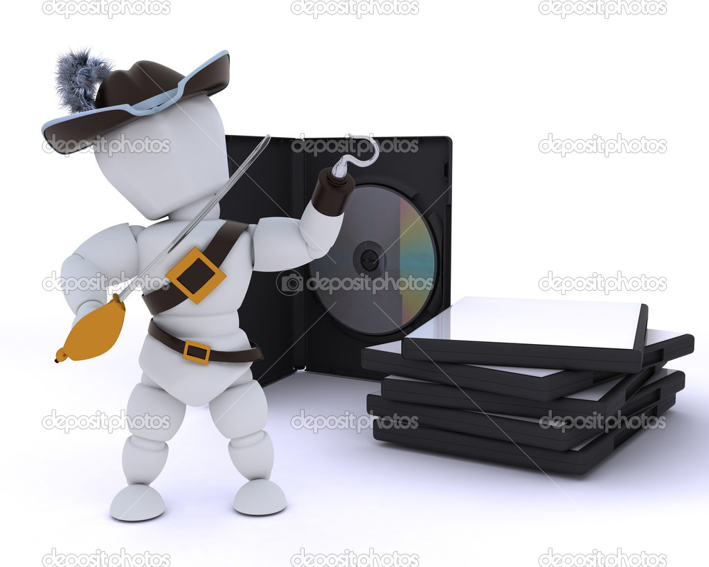 Pirate with DVD software