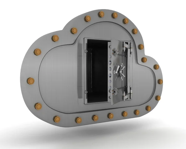 Online storage in the cloud — Stock Photo, Image