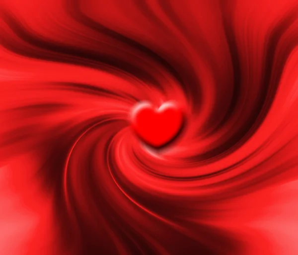 Heart swirl — Stock Photo, Image