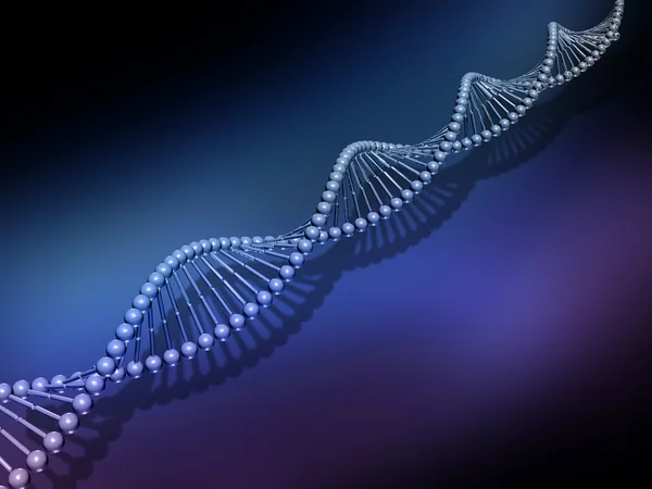 3D render of DNA strands — Stock Photo, Image