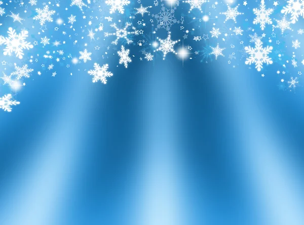 Снежинки и звезды — стоковое фото