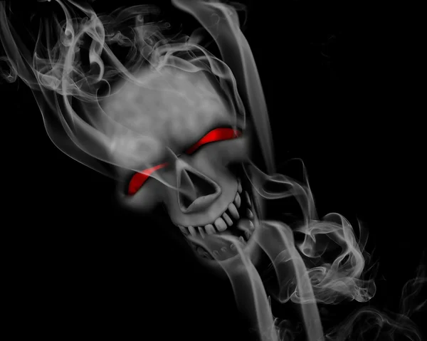 Palenie czaszki — Zdjęcie stockowe