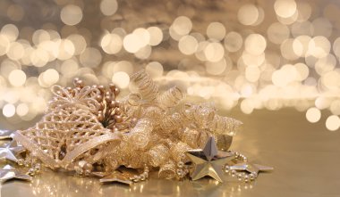 Altın christmas dekorasyon