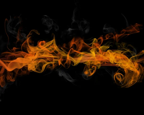 Fire and smoke — Stock Photo, Image