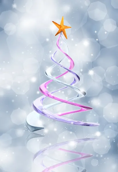 Abstract Christmas tree background — Stock Photo, Image