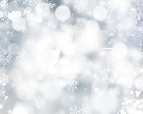 Сніжинки та зірки — стокове фото
