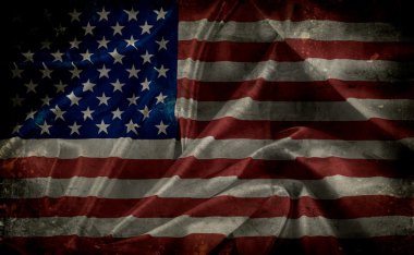 Grunge Amerikan bayrağı