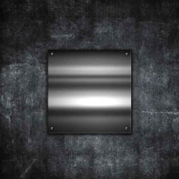 Grunge metal plate background — Stock Photo, Image