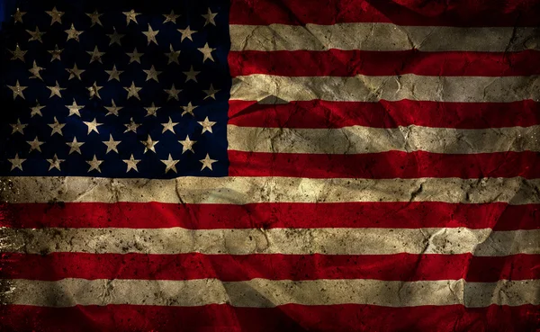 Grunge amerikanische Flagge Hintergrund — Stockfoto