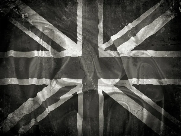 グランジ ユニオン ジャックの旗の背景 — ストック写真