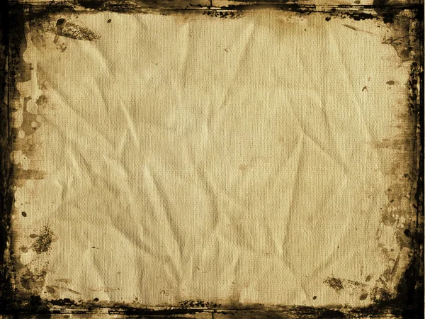 Grunge canvas with border — Stock Photo, Image