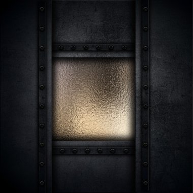 Grunge metal ve beton arka plan
