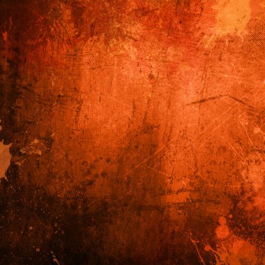 Turuncu Grunge Arkaplanı
