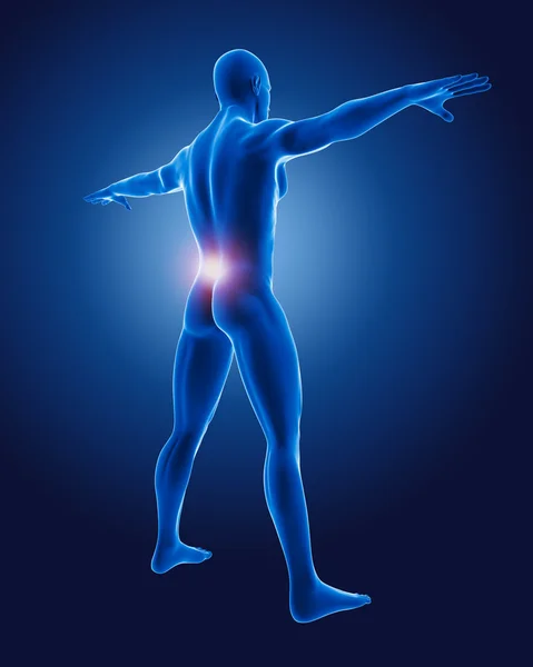 Lower back pain — Stock Photo, Image