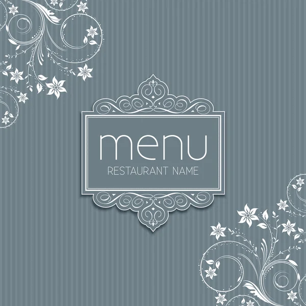 Design élégant menu — Stock Vector