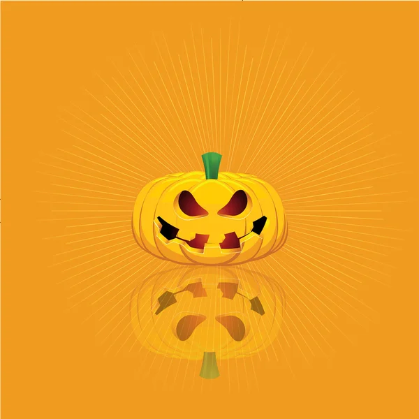 Halloween sfondo zucca — Vettoriale Stock