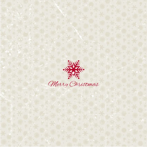 Grunge christmas snowflakes background — Stock Vector