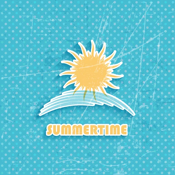 Grunge summer background — Stock Vector