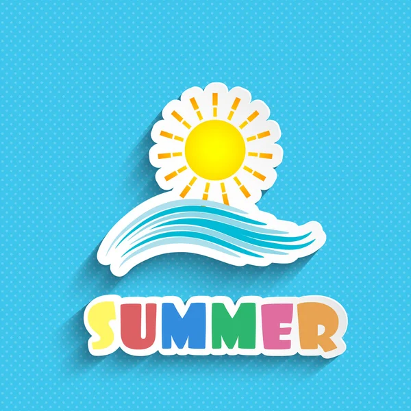 Summer background — Stock Vector