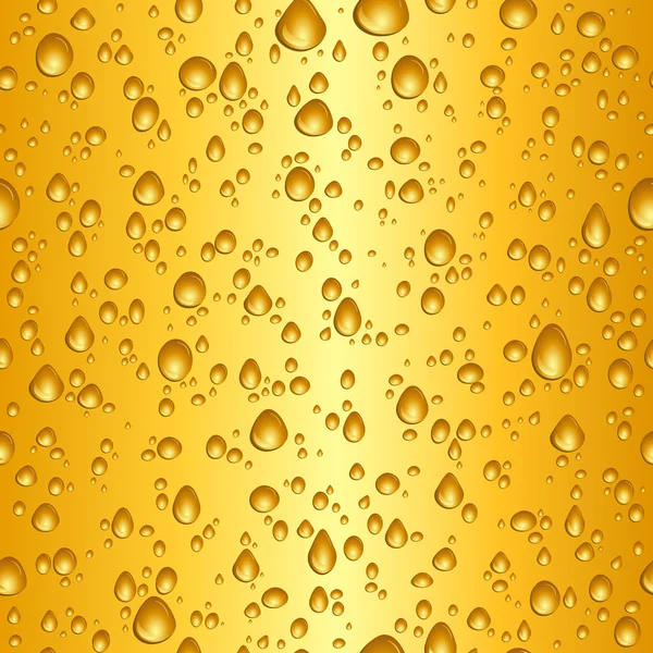 Gotas de cerveza — Vector de stock