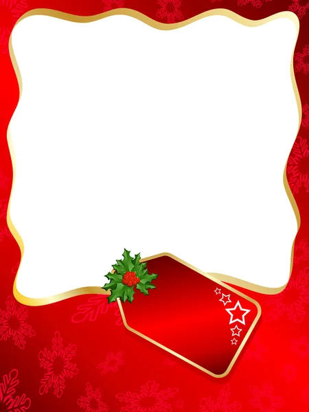 Christmas label background — Stock Vector