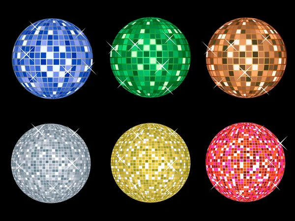 Bolas de disco — Vector de stock