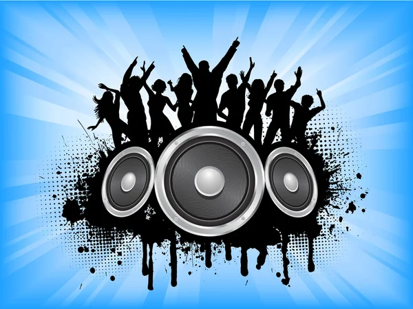 Grunge party — Stock Vector