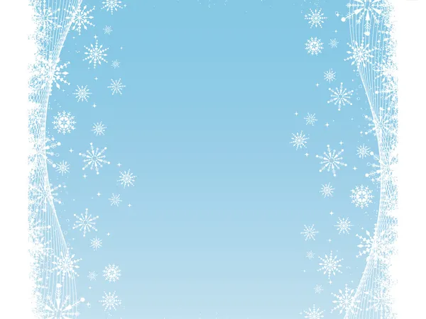 Fondo de copo de nieve abstracto — Vector de stock