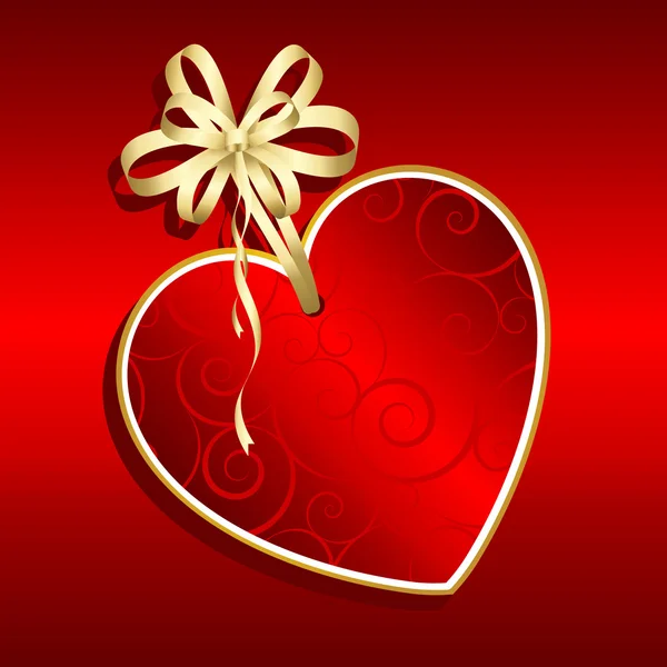 Étiquette Saint-Valentin — Image vectorielle