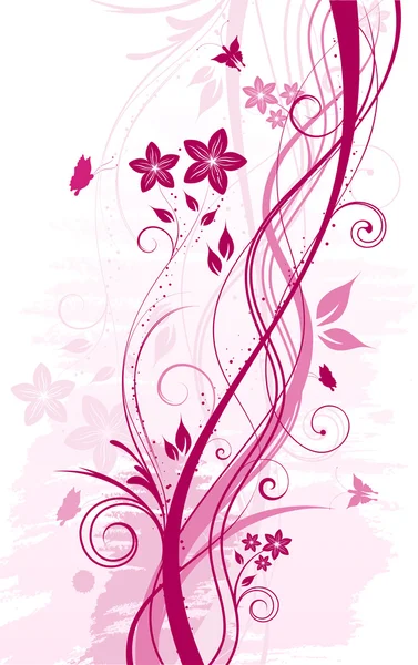 Floral abstract — Stock Vector