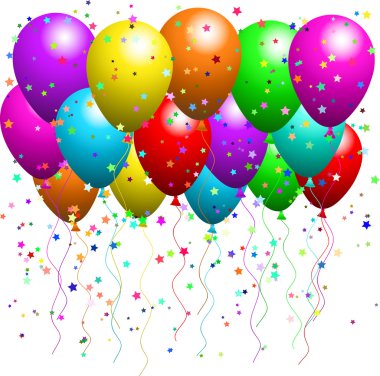 konfeti ve balon