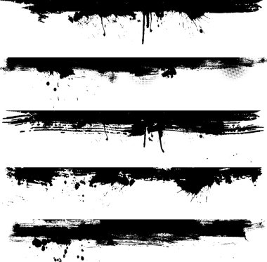 Kenarlıklar için Grunge detay