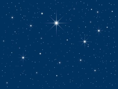 starry sky clipart