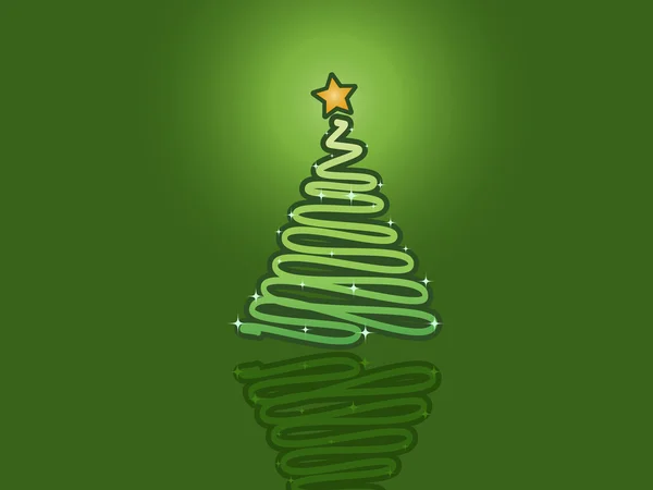 Árbol de Navidad fondo — Vector de stock