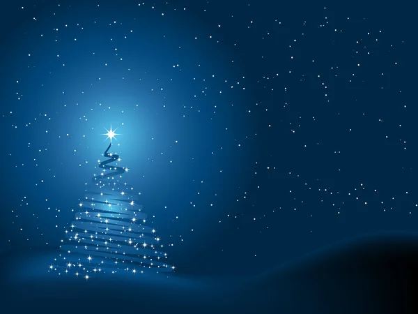 Árbol de Navidad fondo — Vector de stock