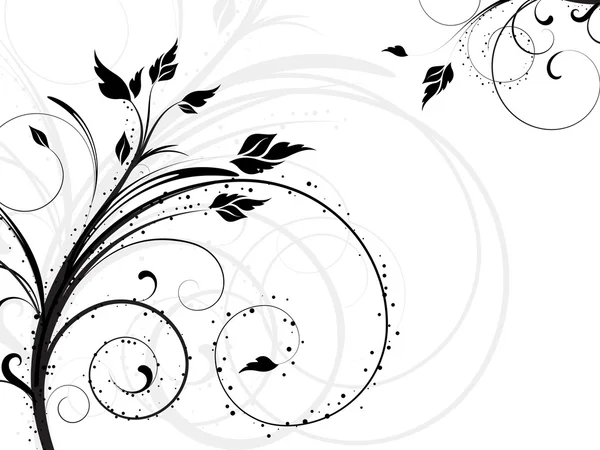 Diseño floral — Vector de stock