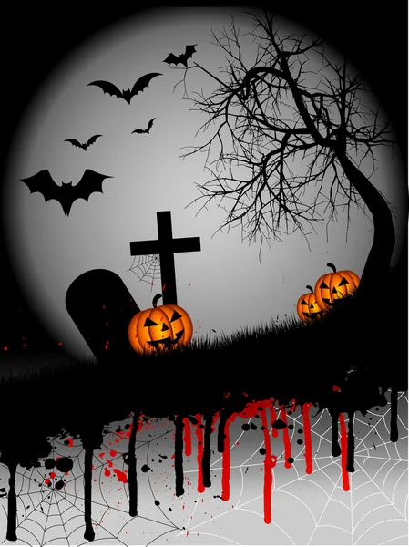 Grunge Halloween — Stockvector