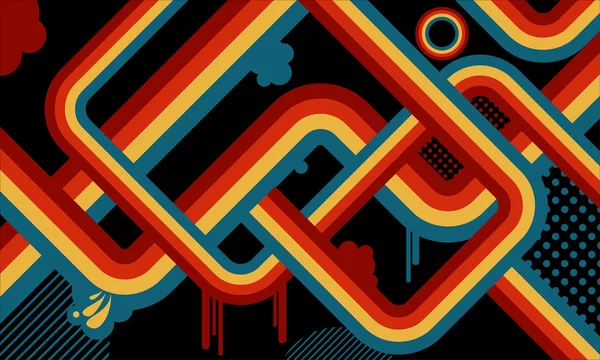 Retro Abstract — Stockvector