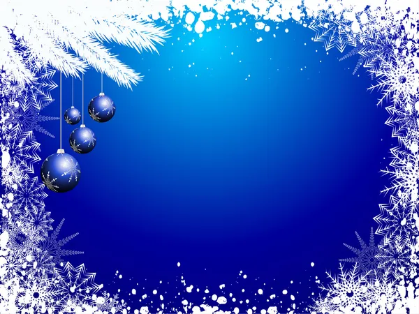 Christmas bauble background — Stock Vector