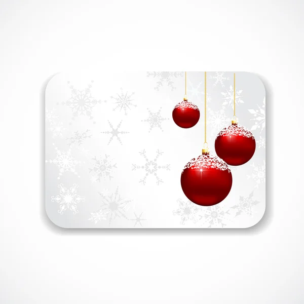 Carte cadeau de Noël — Image vectorielle