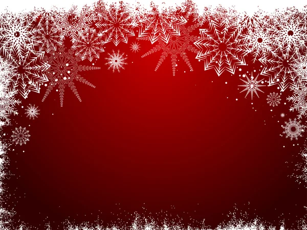 Christmas snowflake background — Stock Vector