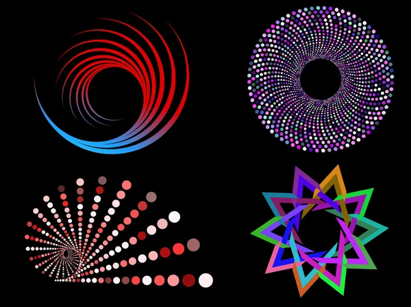 Diseños circulares — Vector de stock