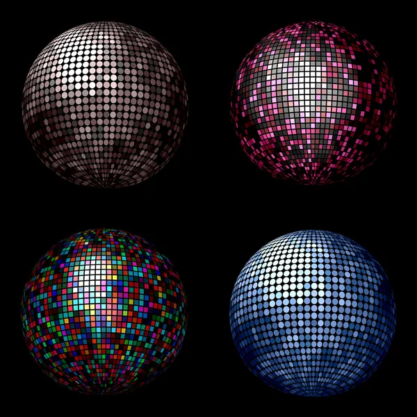 Bolas de disco — Vector de stock