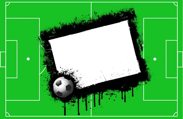 Grunge football fond — Image vectorielle