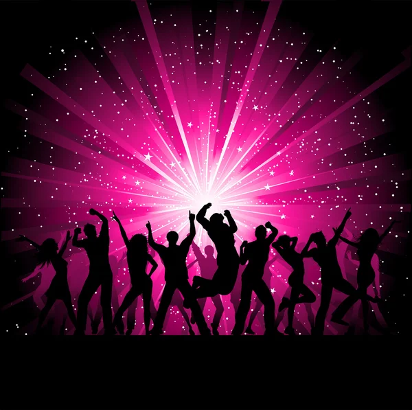 Party people background — Stock Vector